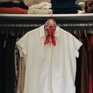 Madewell Central Shirt in Pure White